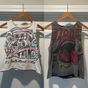 American Eagle Rolling Stones tank bundle